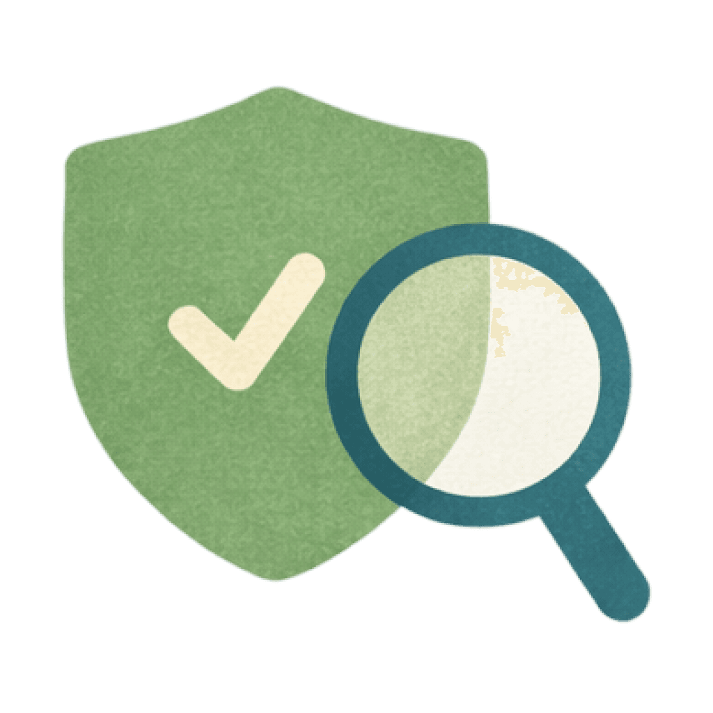Shield icon representing safety