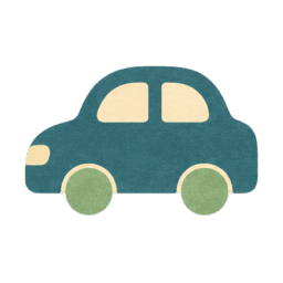 Illustration of a car representing paid travel
