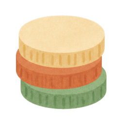 Illustration of coins representing competitive pay